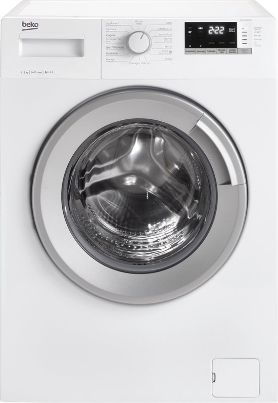 Beko WTE7712BS1W wasmachine Voorbelading 7 kg 1400 RPM D Wit